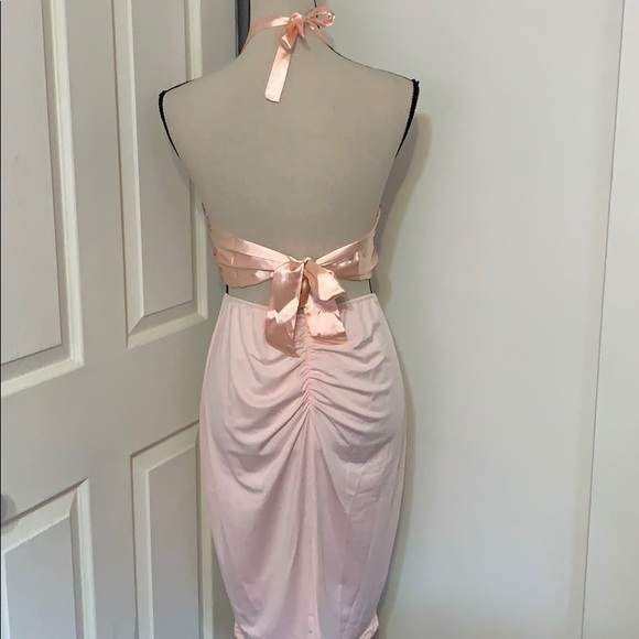 PINK DETAILED TWO PIECE SKIRT SET WITH SEQUINS - Picture 5 of 9